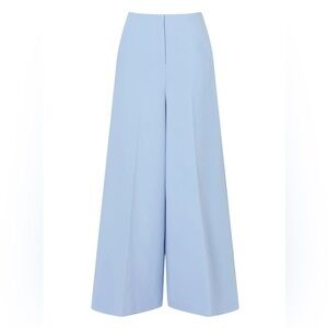 light blue Marina Moscone Wide Leg Trousers